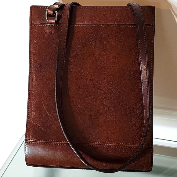 Wilson's vintage Italian leather crossbody bag - Picture 4 of 8